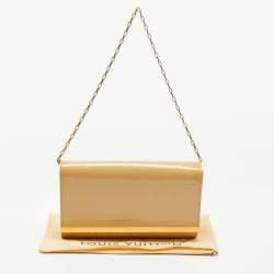 Pre Owned Louis Vuitton Dune Monogram Vernis Ana Clutch Bag