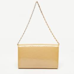 Pre Owned Louis Vuitton Dune Monogram Vernis Ana Clutch Bag
