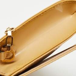 Pre Owned Louis Vuitton Dune Monogram Vernis Ana Clutch Bag