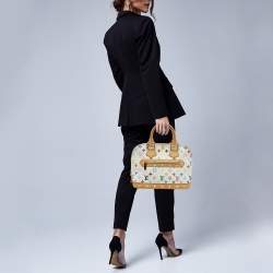 White Louis Vuitton Monogram Multicolore Alma PM Handbag – Designer Revival