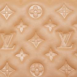 Pre Owned Louis Vuitton Camel Monogram Leather Coussin Pochette Bag