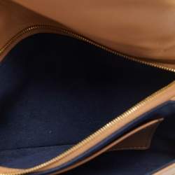 Pre Owned Louis Vuitton Camel Monogram Leather Coussin Pochette Bag