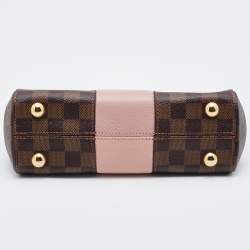 Pre Owned Louis Vuitton Magnolia Damier Ebene Canvas Bond Street BB Bag