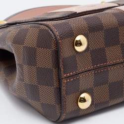 Pre Owned Louis Vuitton Magnolia Damier Ebene Canvas Bond Street BB Bag