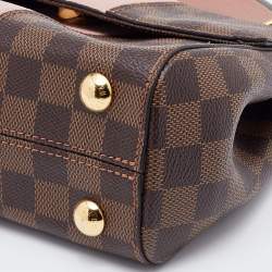 Pre Owned Louis Vuitton Magnolia Damier Ebene Canvas Bond Street BB Bag