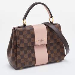 Pre Owned Louis Vuitton Magnolia Damier Ebene Canvas Bond Street BB Bag