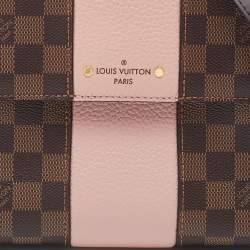 Pre Owned Louis Vuitton Magnolia Damier Ebene Canvas Bond Street BB Bag