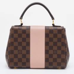Pre Owned Louis Vuitton Magnolia Damier Ebene Canvas Bond Street BB Bag