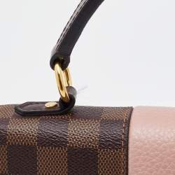 Pre Owned Louis Vuitton Magnolia Damier Ebene Canvas Bond Street BB Bag