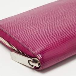 Louis Vuitton Red Epi Leather Zippy Wallet