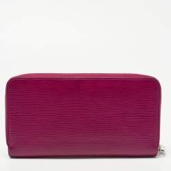 Louis Vuitton Red Epi Leather Zippy Wallet