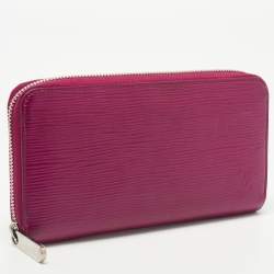 Louis Vuitton Red Epi Leather Zippy Wallet