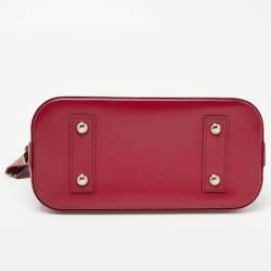 Pre Owned Louis Vuitton Fuchsia Epi Leather Alma BB Bag