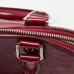Pre Owned Louis Vuitton Fuchsia Epi Leather Alma BB Bag
