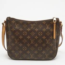 Pre Owned Louis Vuitton Brown Monogram Canvas Mabillon Crossbody Bag