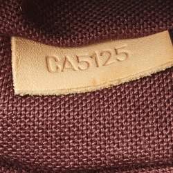 Pre Owned Louis Vuitton Brown Monogram Canvas Mabillon Crossbody Bag
