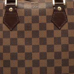 Pre Owned Louis Vuitton Damier Ebene Canvas Alma PM Bag