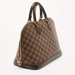 Pre Owned Louis Vuitton Damier Ebene Canvas Alma PM Bag