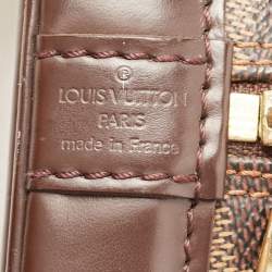 Pre Owned Louis Vuitton Damier Ebene Canvas Alma PM Bag