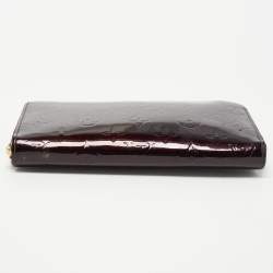 Louis Vuitton Amarante Monogram Vernis Zippy Wallet