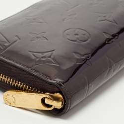 Louis Vuitton Amarante Monogram Vernis Zippy Wallet