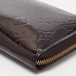 Louis Vuitton Amarante Monogram Vernis Zippy Wallet