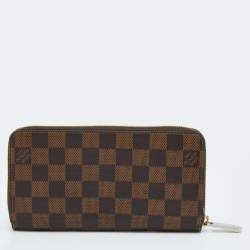 Louis Vuitton Damier Ebene Canvas Zippy Wallet