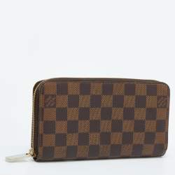 Louis Vuitton Damier Ebene Canvas Zippy Wallet