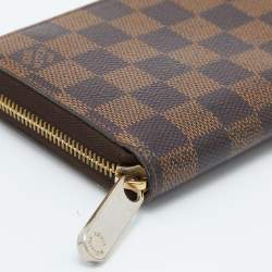 Louis Vuitton Damier Ebene Canvas Zippy Wallet