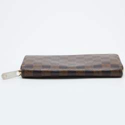 Louis Vuitton Damier Ebene Canvas Zippy Wallet
