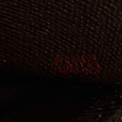 Louis Vuitton Damier Ebene Canvas Zippy Wallet