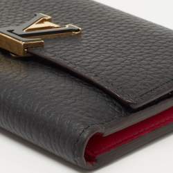 Louis Vuitton Black Taurillon Leather Maxi Capucines Wallet