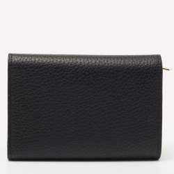 Louis Vuitton Black Taurillon Leather Maxi Capucines Wallet