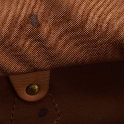 Pre Owned Louis Vuitton Brown Monogram Canvas Speedy 30 Top Handle Bag