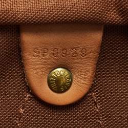 Pre Owned Louis Vuitton Brown Monogram Canvas Speedy 30 Top Handle Bag