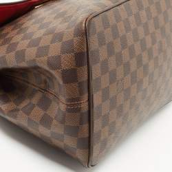 Pre Owned Louis Vuitton Damier Ebene Canvas Bergamo MM Bag