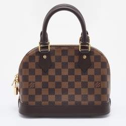Pre Owned Louis Vuitton Damier Ebene Canvas Alma BB Bag