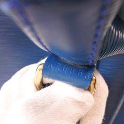 Pre Owned Louis Vuitton Blue Epi Leather Noe Shoulder Bag