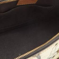 Pre Owned Louis Vuitton Black Monogram Vernis Stickers Alma BB Bag