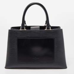 Pre Owned Louis Vuitton Black Epi Leather Kleber PM Bag