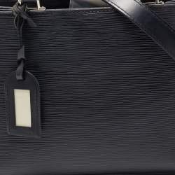 Pre Owned Louis Vuitton Black Epi Leather Kleber PM Bag