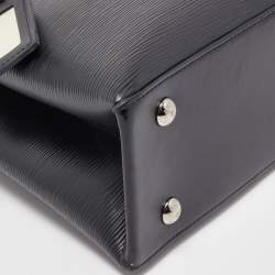 Pre Owned Louis Vuitton Black Epi Leather Kleber PM Bag