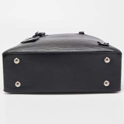 Pre Owned Louis Vuitton Black Epi Leather Kleber PM Bag