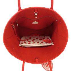 Louis Vuitton x Yayoi Kusama Red Dots Monogram Neverfull MM Bag