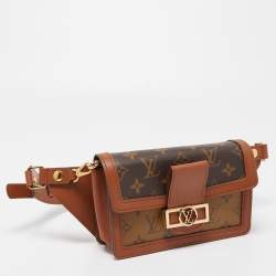 Pre Owned Louis Vuitton Monogram Reverse Canvas Dauphine Bumbag Bag