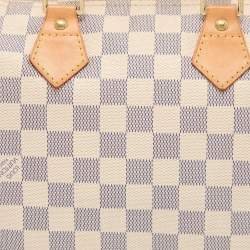Louis Vuitton Damier Azur Canvas Speedy 25 Bag
