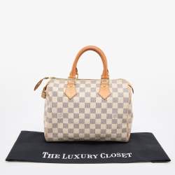 Louis Vuitton Damier Azur Canvas Speedy 25 Bag