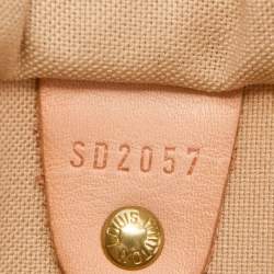 Louis Vuitton Damier Azur Canvas Speedy 25 Bag