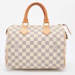 Louis Vuitton Damier Azur Canvas Speedy 25 Bag