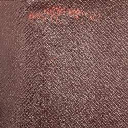 Louis Vuitton Brown Leather Pushlock Flap Continental Wallet